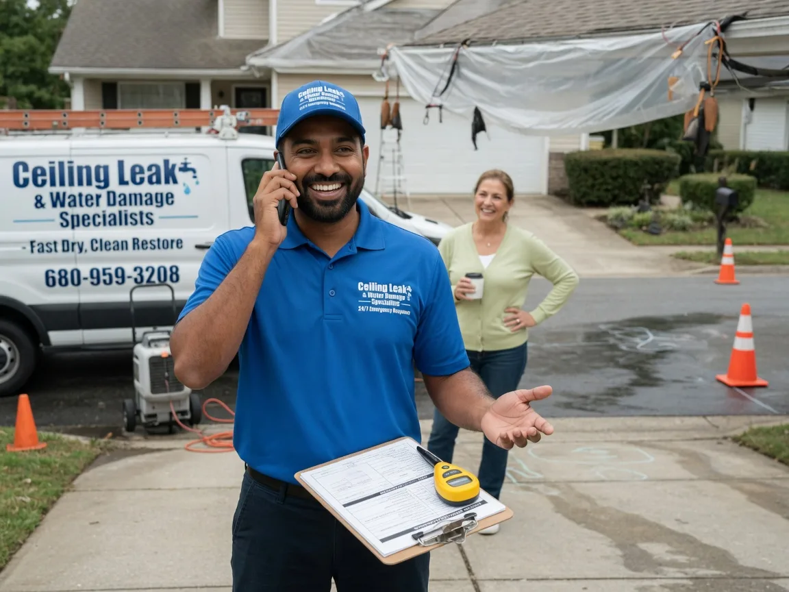 Ceiling Leak Cleanup Cat Spring, TX FAQs